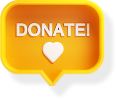 donate button with heart icon
