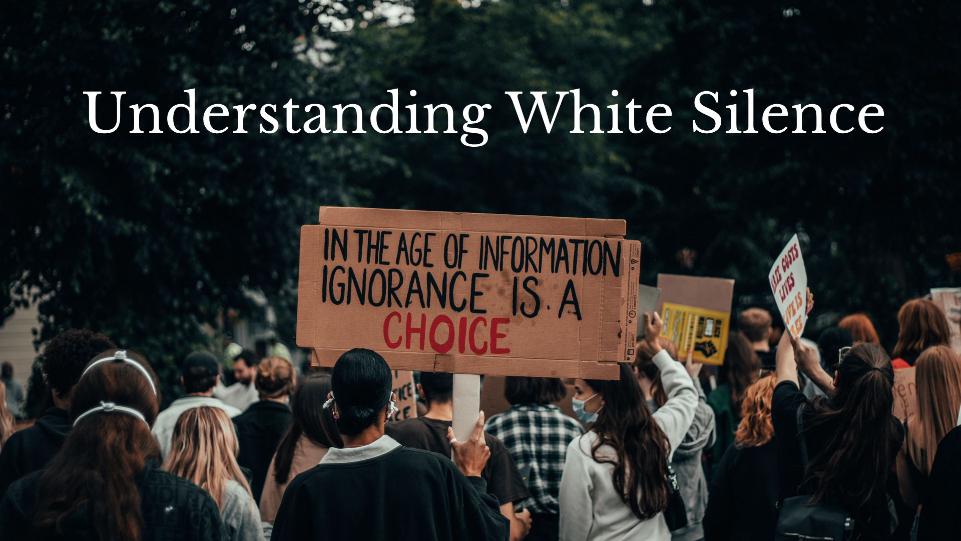 information from Rev. Dr. Cynthia Ramirez Lindenmeyer on white silence, Sacred Activism